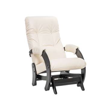 Кресло-качалка Модель 68 молочного цвета