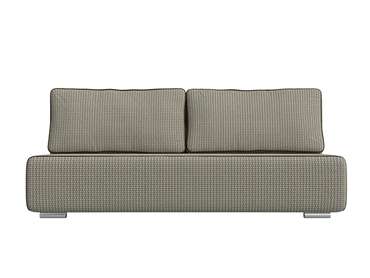 Прямой диван-кровать Уно серо-бежевого цвета