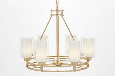 Подвесной светильник Lumina Deco LDP 8025-6 F.GD+WT