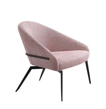 Кресло интерьерное Andy розового цвета