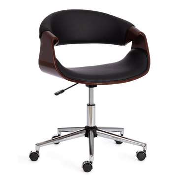 Кресло Bend черно-коричневого цвета