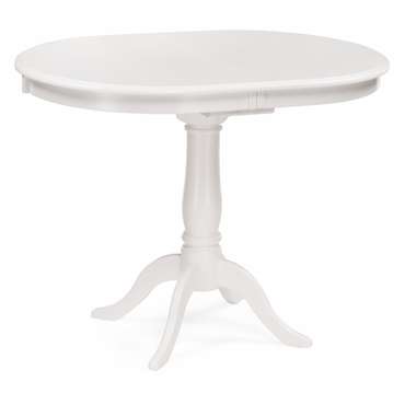 Раздвижной обеденный стол Moena 100х70 белого цвета