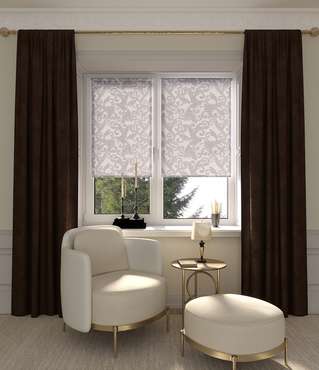 мини ролета Севилия 72,5х175 трюфель