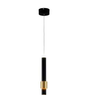 Подвесной светодиодный светильник Elli черно-золотого цвета
