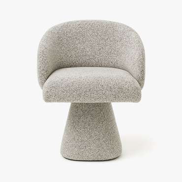 Стул Милан вращающийся светло-серого цвета