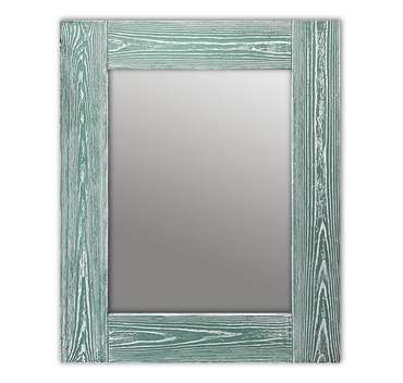 Настенное зеркало Шебби Шик 50х65 зеленого цвета