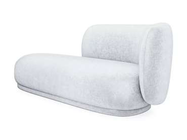 Кушетка-диван Lucca белого цвета правая