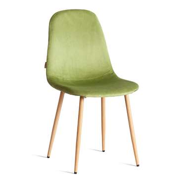 Комплект из четырех стульев Breeze светло-зеленого цвета