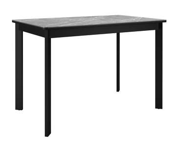 Раздвижной обеденный стол DikLine LK110 серо-черного цвета