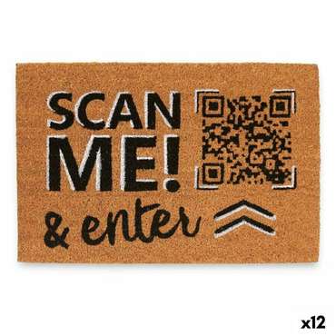 Дверной Коврик Scan Me! Натуральный 60 x 1 x 40 см (12 штук)