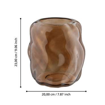 Ваза для декора Marosava коричневого цвета