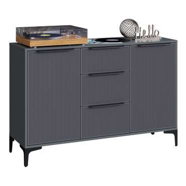 Комод Иадама графитового цвета