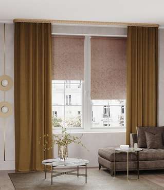 портьера Софт 180х260 золото