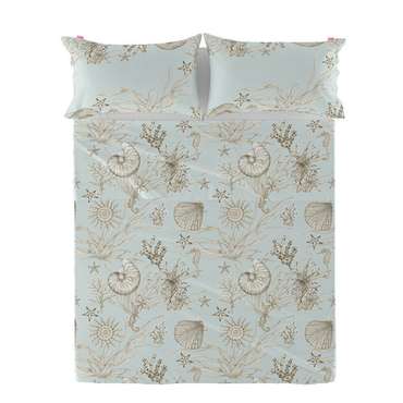 Простынь верхняя Коралловый риф 240x270 из хлопка