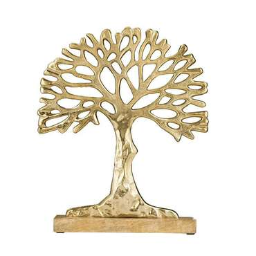 Фигурка дерево Kemaman золотого цвета