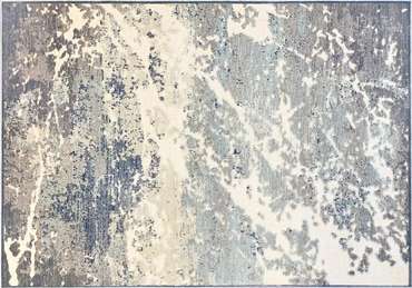 Ковер Apatite 160x230 бежево-синего цвета