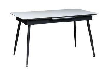 Раздвижной обеденный стол Месси 140 серо-черного цвета
