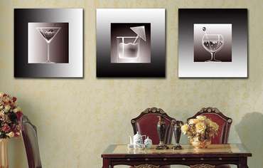 Декоративная картина "Коктейль-Бар"