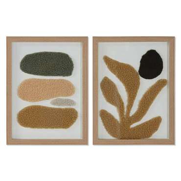 Картина Абстракция город 30 x 2,5 x 40 cm (2 штук)