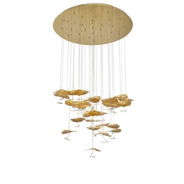 Светильник подвесной iLedex Lotus 8827P-19 BRASS