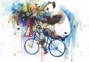 Принт "Creator of the Universe" by Lora Zombie