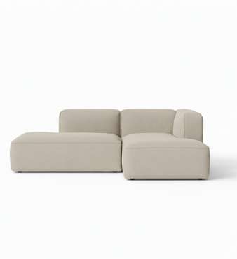 Угловой диван One бежевого цвета