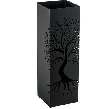 Корзина для зонтов Чёрный Дерево 15 x 49 x 15 cm