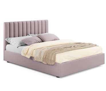Кровать Olivia 180х200 лилового цвета с ортопедическим основанием