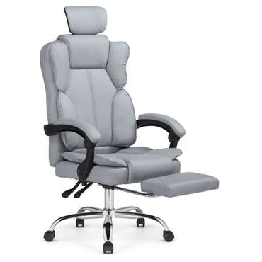 Компьютерное кресло Baron светло-серого цвета