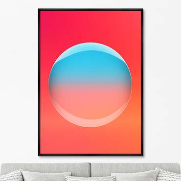 Репродукция картины Light light bubble, 2024г.