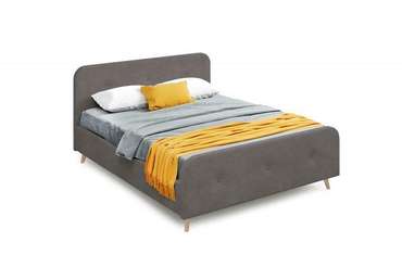 Кровать с подъемным механизмом Сиерра 180х200 коричневого цвета