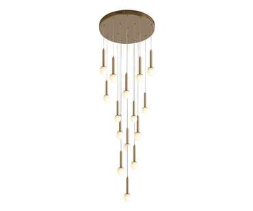 Подвес Монс латунь d50 h500 Led 75W (3000K)