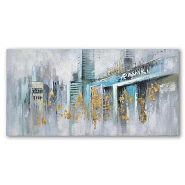 Картина Город 120 x 3 x 60 cm Loft (2 штук)
