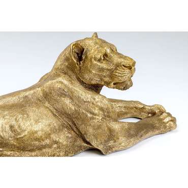 Статуэтка Lion золотого цвета 