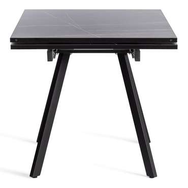 Раздвижной обеденный стол Vigo черного цвета