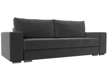 Прямой диван-кровать Дрезден серого цвета