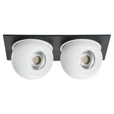 Светильник INTERO LED 9W*2 850LM*2 24G ЧЕРНЫЙ/БЕЛЫЙ 3000K (217527+217062+217062)
