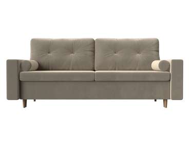 Прямой диван-кровать Белфаст бежевого цвета (тик-так)
