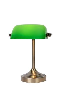 Настольная лампа Banker 17504/01/03 (стекло, цвет зеленый)