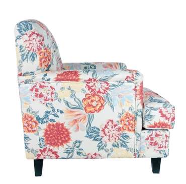 Кресло Somac color с цветочным принтом