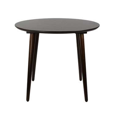 Стол обеденный круглый Ронда Мини 100 коричневого цвета 