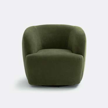 Кресло Linete зеленого цвета вращающееся