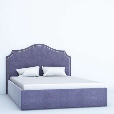 Кровать Violetta 200x200 фиолетового цвета