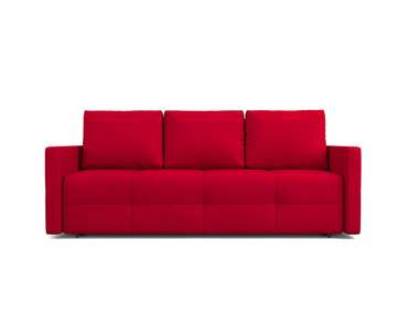 Прямой диван-кровать Марсель красного цвета