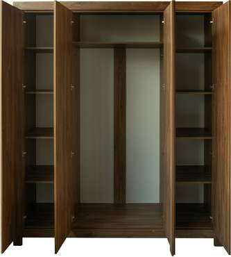 Шкаф для одежды Гранде коричневого цвета