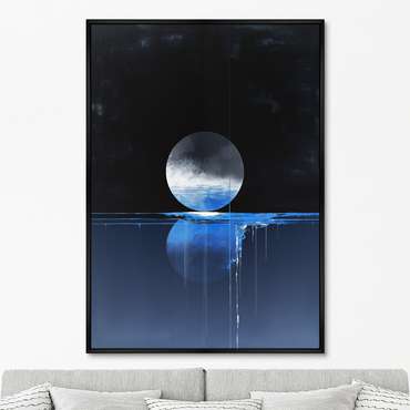 Репродукция картины Lunar reflection, 2024г.