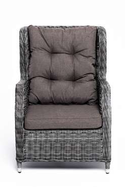 Раскладное садовое кресло Форио темно-серого цвета