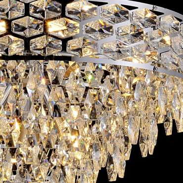 Хрустальная люстра 99380-0.4-600 CH (хрусталь, цвет прозрачный)