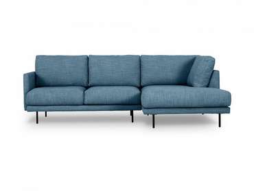 Угловой диван Ricadi синего цвета