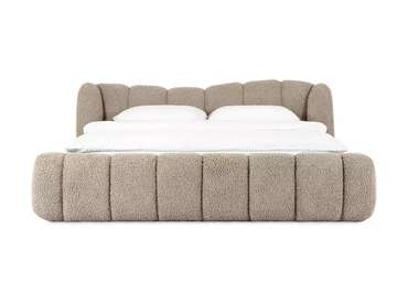 Кровать Litta 160х200 бежевого цвета без подъемного механизма